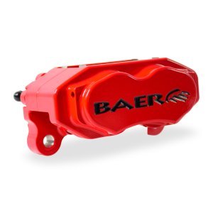 Jeep Wrangler JK Brake Kit - Rear - Baer Brakes - SS4 + Slotted/Zinc Rotors + S4 Calipers + DR1-C Pads - Fire Red - `07-`17